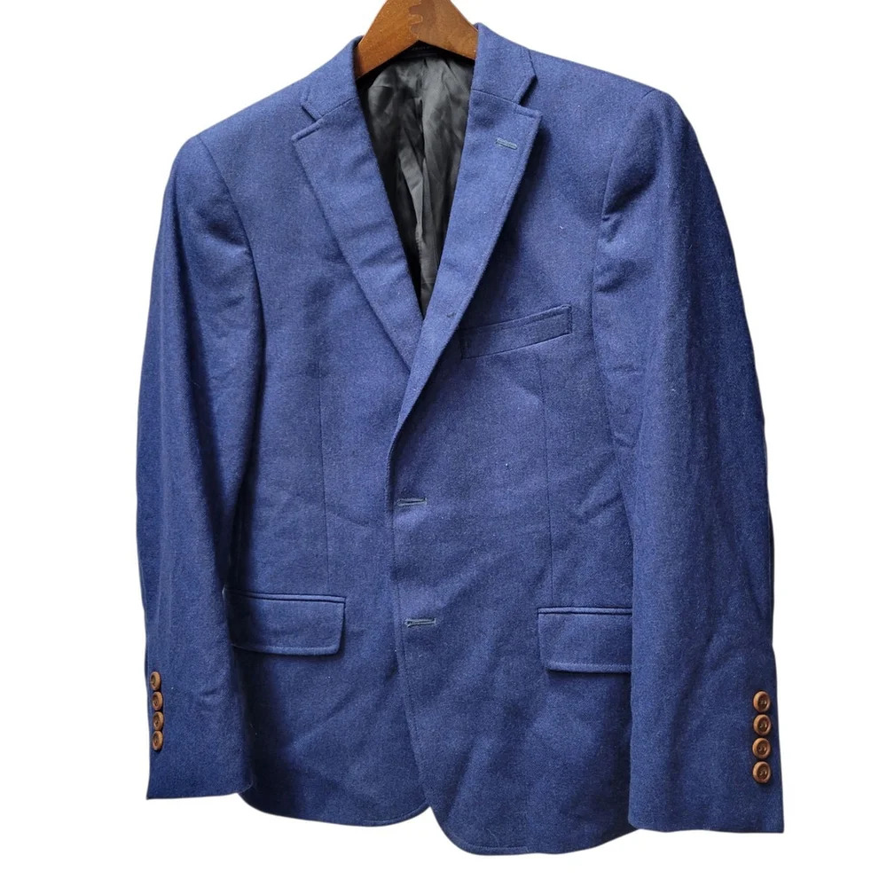Hart Schaffner Marx Shawn Darst Wool Cashmere Blend Sport Coat Jacket Size 40S